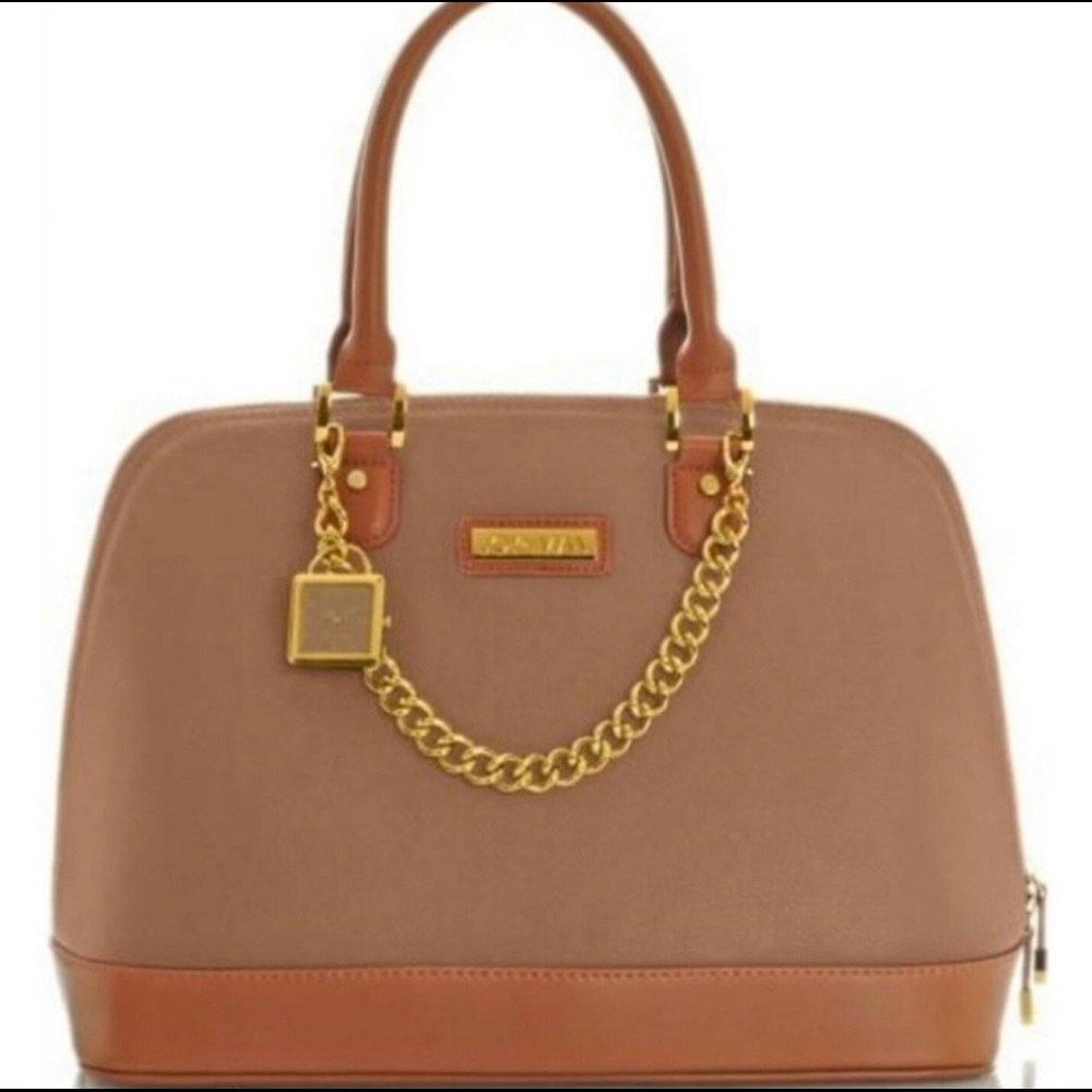NWOT JOY & IMAN LEATHER HANDBAG